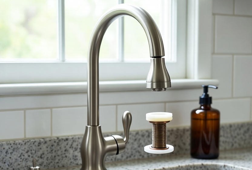 Imagem torneira da cozinha