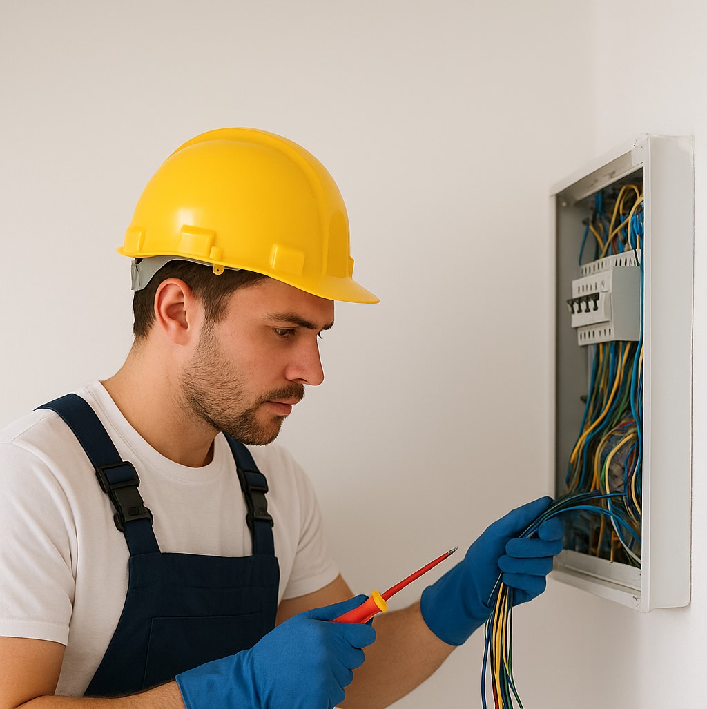Imagem representando o prestador de serviço eletricista