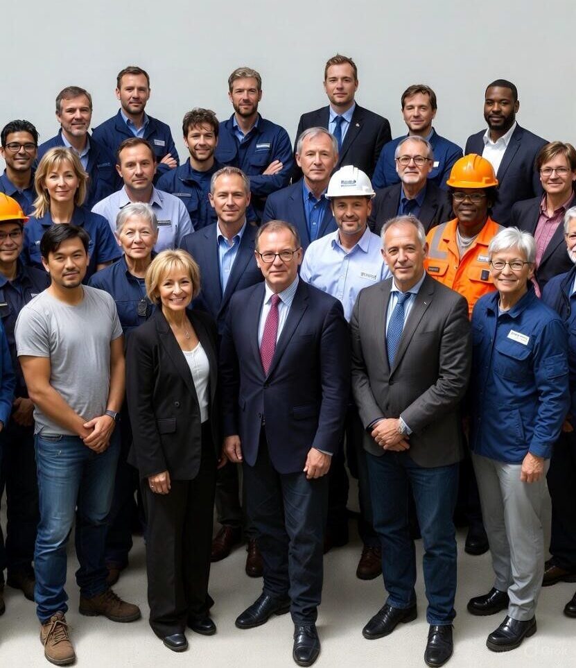 Equipe de profissionais qualificados Junior Piccin