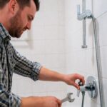 Prestador de serviço Marido de aluguel arrumando vazamento de agua